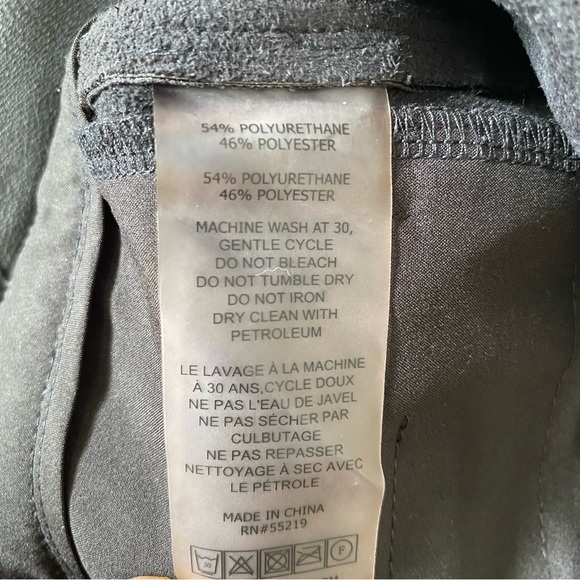 David Lerner NY Faux Vegan Leather Dress Pant Straight Leg  Ankle Pant Small - Picture 8 of 12